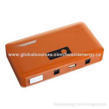 High-capacity 12,000mAh Multifunction Jump Starter with CE, FCC and RoHS Marks